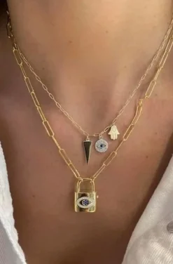 COLLAR CANDADO LUCKY EYE