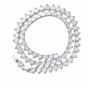 COLLAR CIRCONITAS CORAZONES PLATA