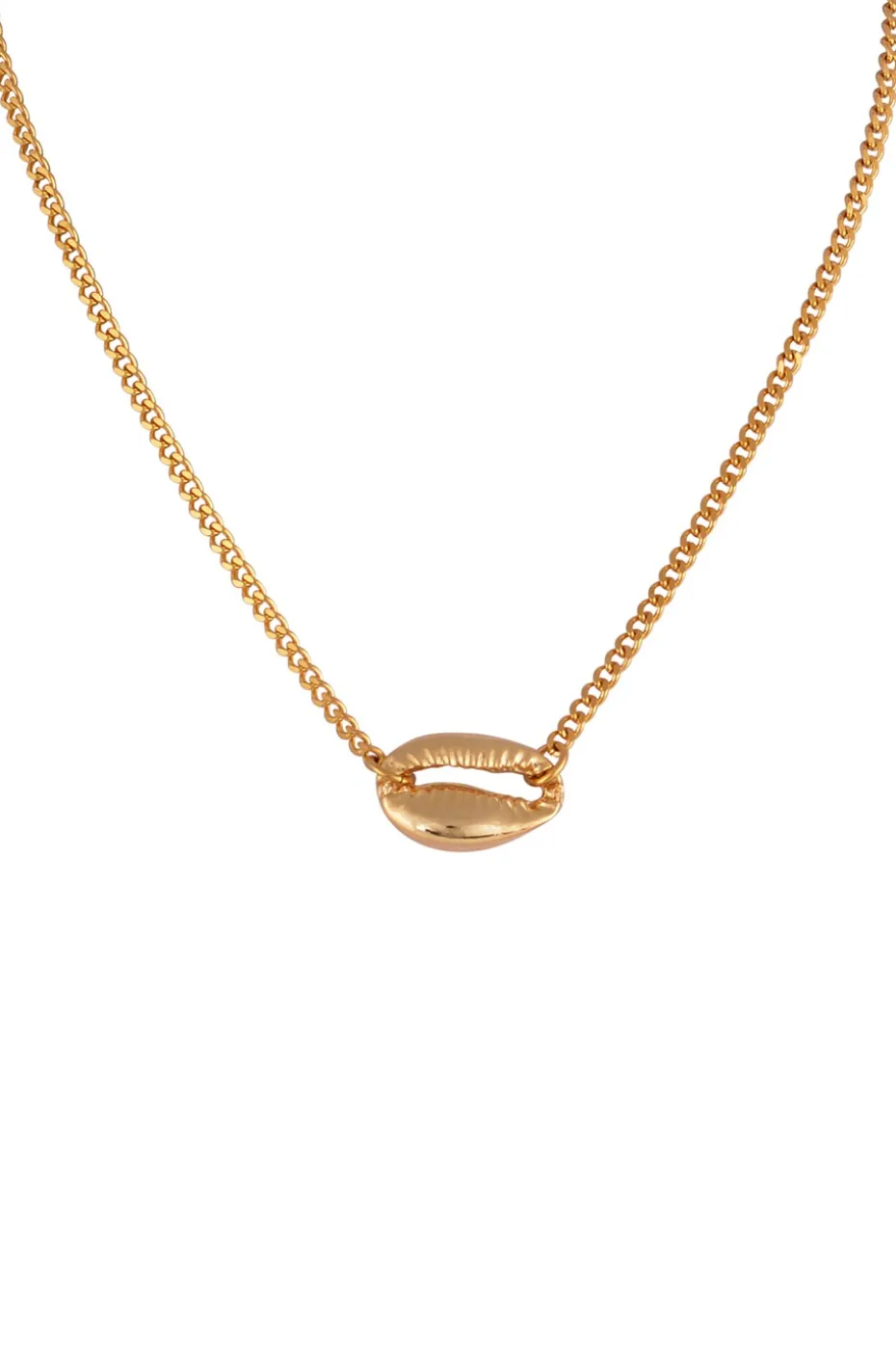 COLLAR CON CARACOLA DORADA