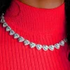 COLLAR CORAZONES DE PLATA