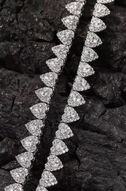 COLLAR CORAZONES DE PLATA