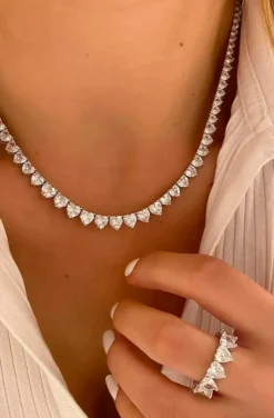 COLLAR CORAZONES DEGRADEE