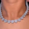 COLLAR CORAZONES DIAMANTES