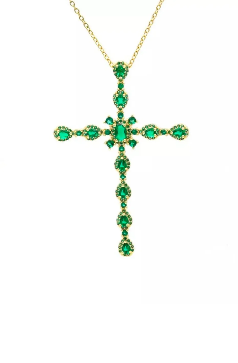 COLLAR CRUZ VERDE