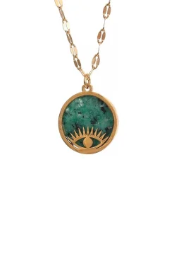 COLLAR EYE Y TURQUESA