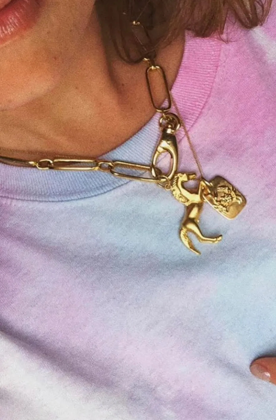 COLLAR HORSE GOLD