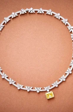COLLAR JOYA VINTAGE CITRINO