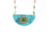 COLLAR MEDIA LUNA TURQUESA