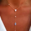 COLLAR OJITOS Y CIRCONITAS