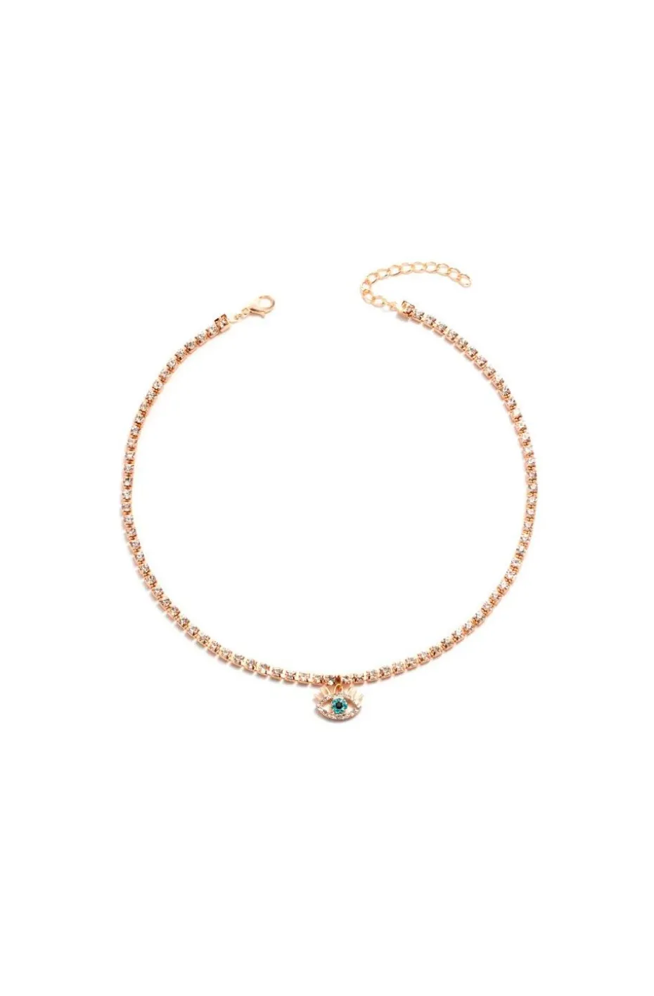 COLLAR OJO Y CIRCONITAS
