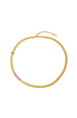 COLLAR TIPO SERPIENTE PINK