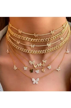 COLLAR VARIAS MARIPOSAS