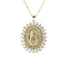 COLLAR VIRGEN CIRCONITAS Y BAGUETTE