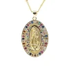 COLLAR VIRGEN CIRCONITAS MULTICOLOR