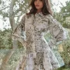 CORSET SHIRT DRESS TOILE DE JOUY PRINT DRESS BY FETICHE SUANCES