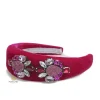 DIADEMA TERCIOPELO ROSA
