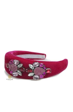 DIADEMA TERCIOPELO ROSA