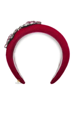 DIADEMA TERCIOPELO ROSA