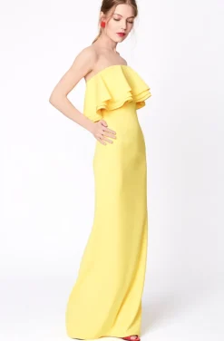 DRESS CELESTE YELLOW