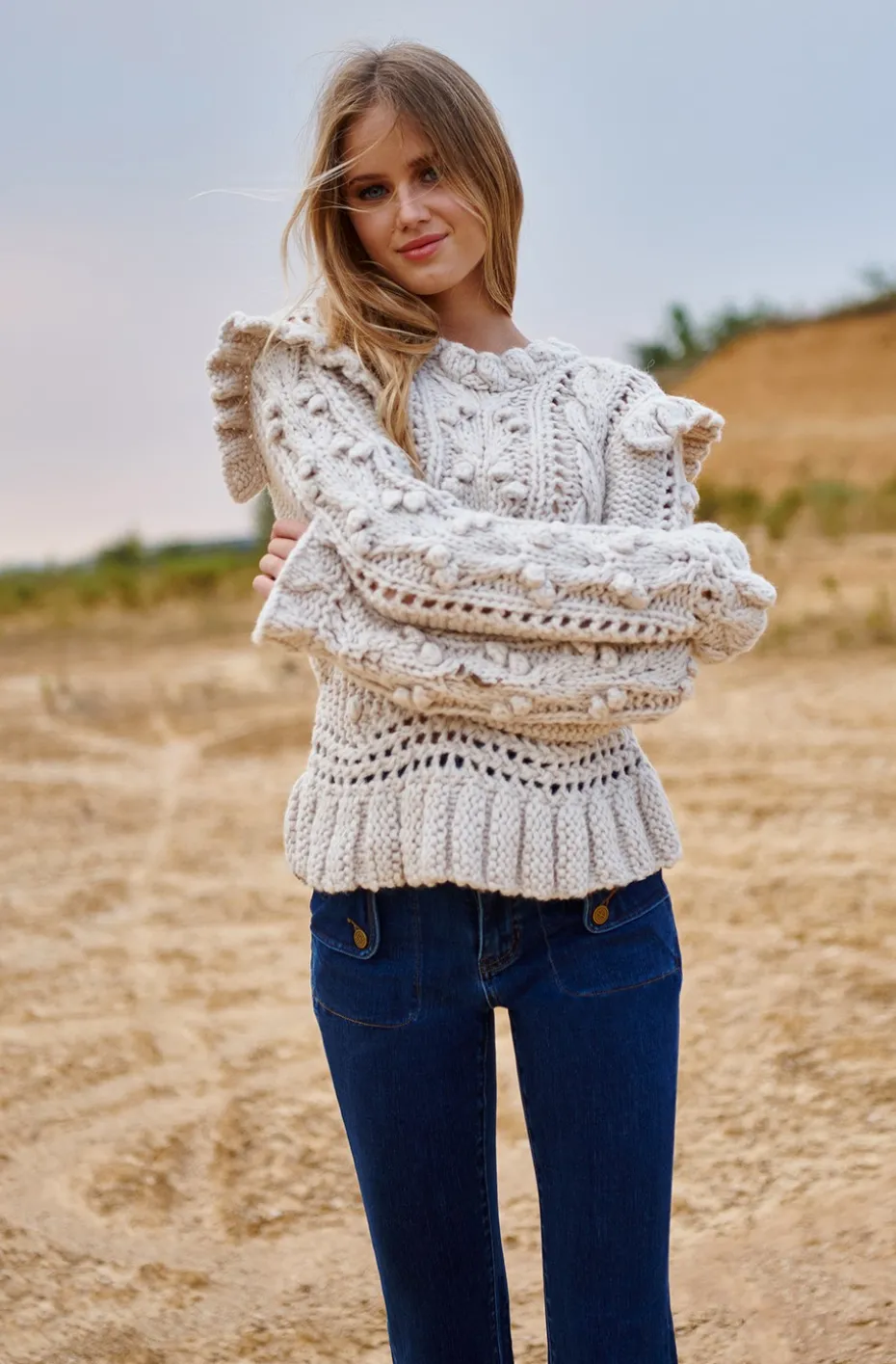 FILIPPA HAND MADE SWEATER BY FETICHE SUANCES