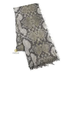 FOULARD SNAKE MARRÓN