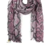 FOULARD SNAKE ROSA
