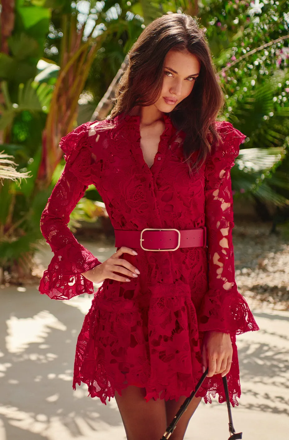 FRIDA RED CHERRY DRESS BY FETICHE SUANCES