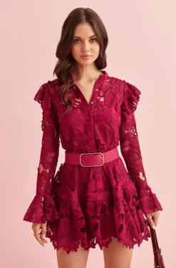 FRIDA RED CHERRY DRESS BY FETICHE SUANCES