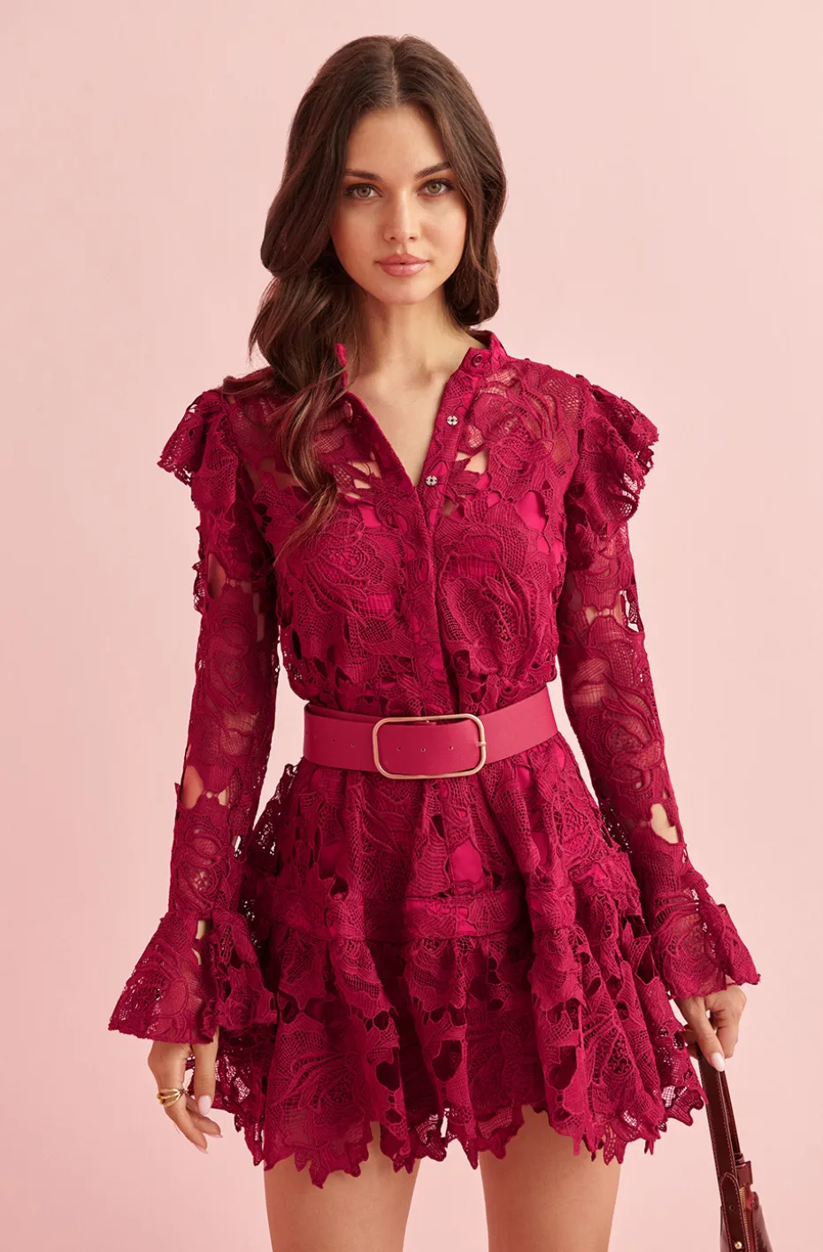 FRIDA RED CHERRY DRESS BY FETICHE SUANCES