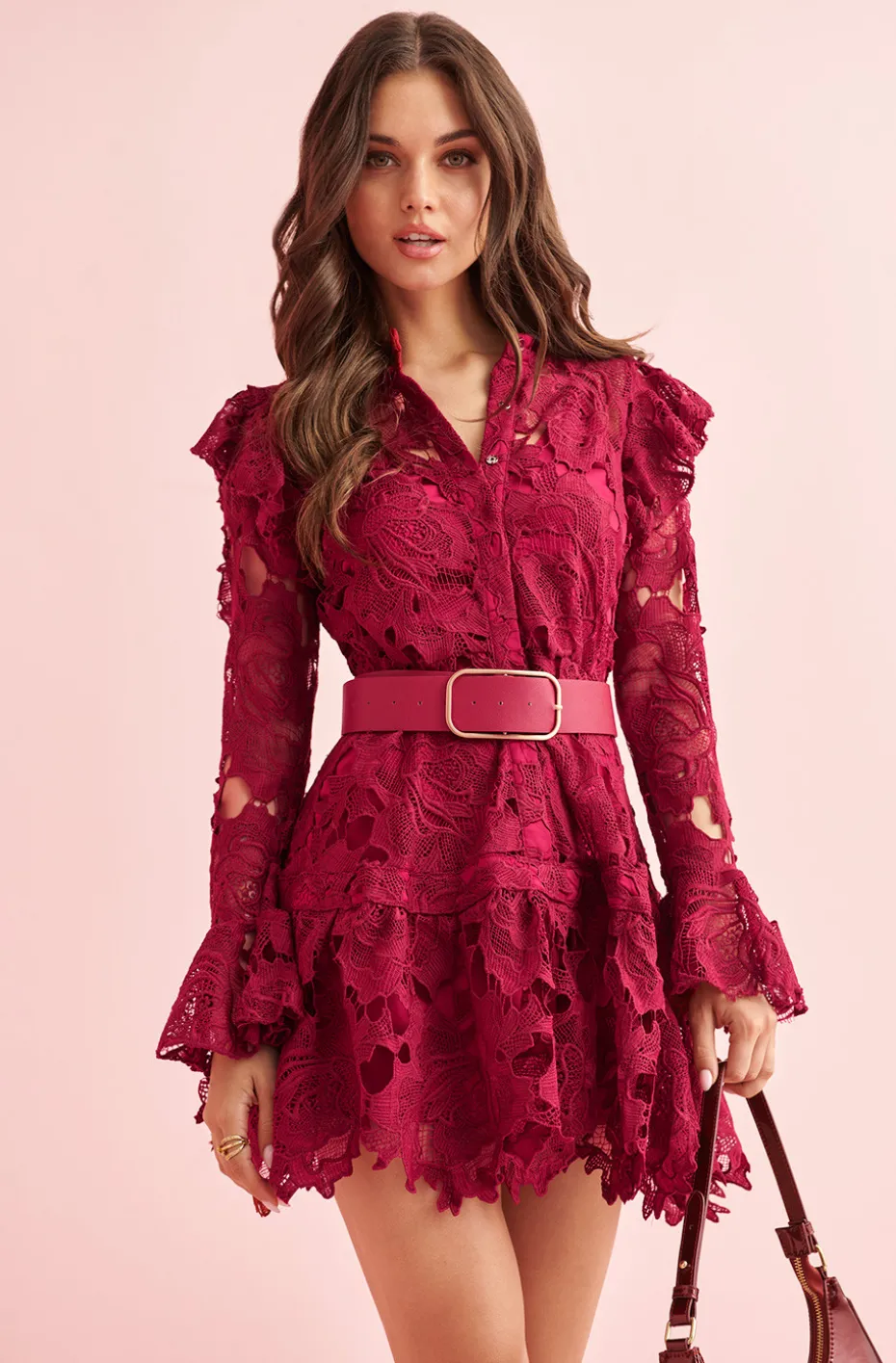 FRIDA RED CHERRY DRESS BY FETICHE SUANCES
