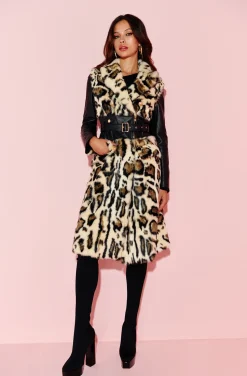 GINEBRA ANIMAL PRINT COAT BY FETICHE SUANCES