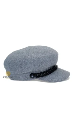 GORRA GRIS CADENA