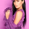 GORRA TERCIOPELO VIOLETA