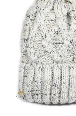 GORRO POMPÓN BEIGE