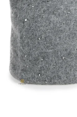 GORRO STRASS GRIS