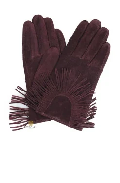 GUANTES ANTE FLECOS PÚRPURA