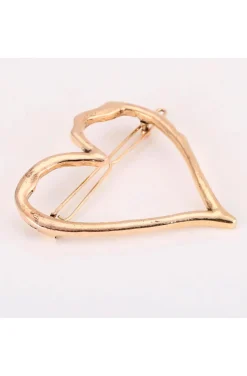 HORQUILLA CORAZÓN DORADO