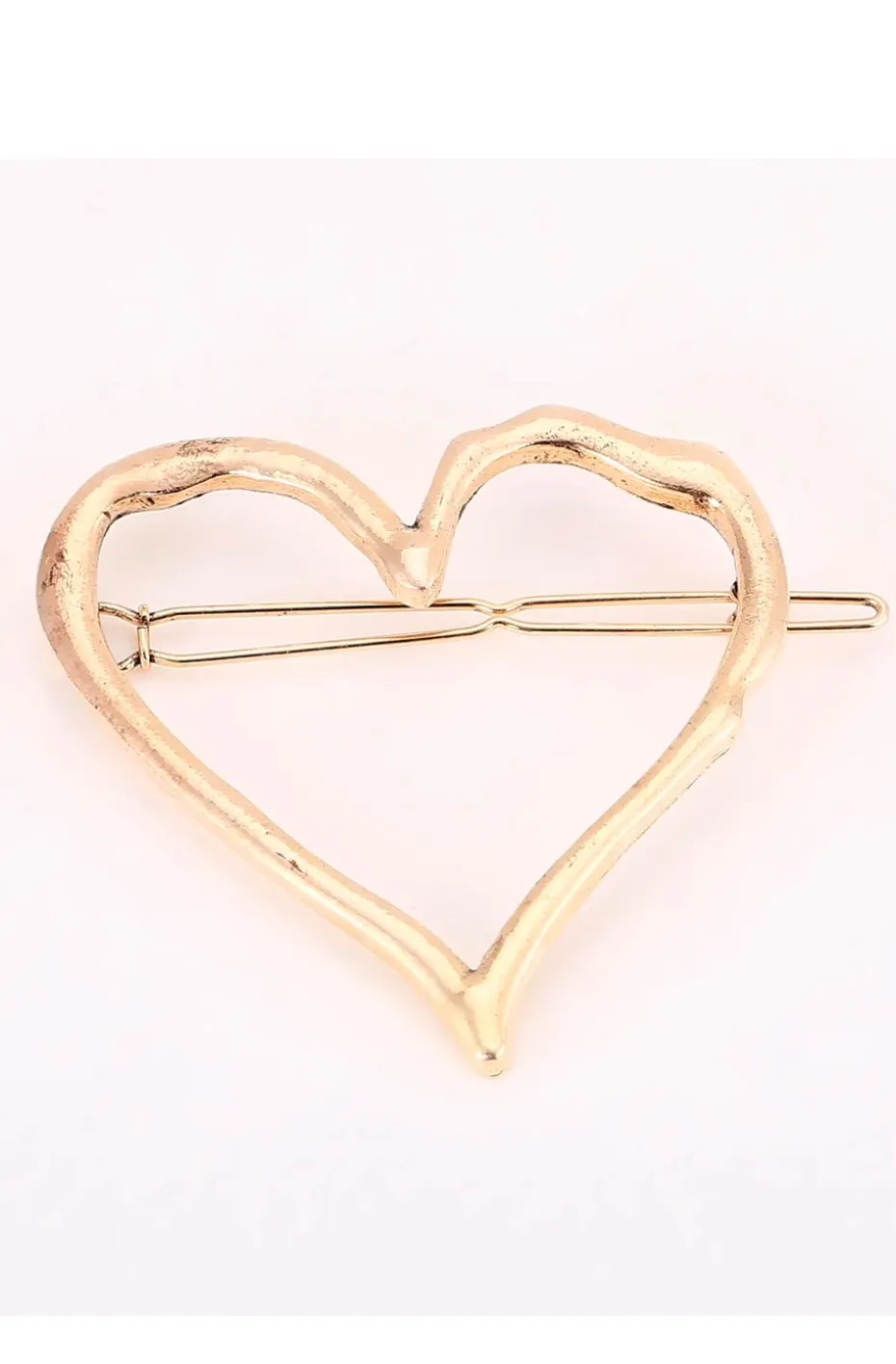 HORQUILLA CORAZÓN DORADO