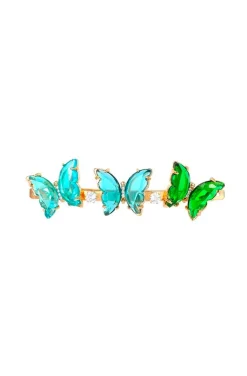 HORQUILLA MARIPOSAS BLUE & GREEN