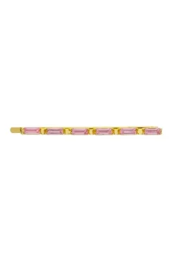 HORQUILLA STRASS BAGUETTE ROSA
