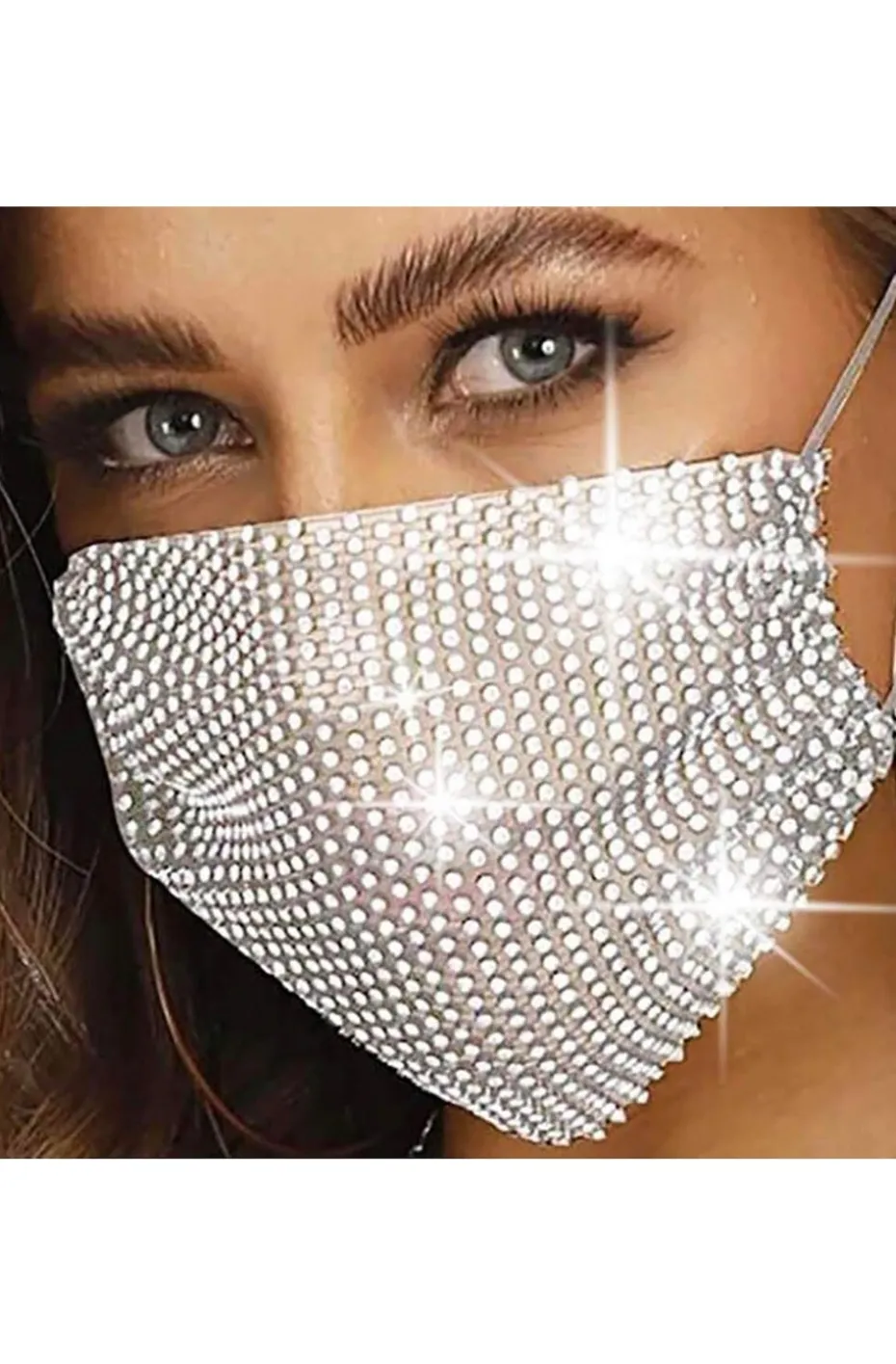MASCARILLA FIESTA PLATA