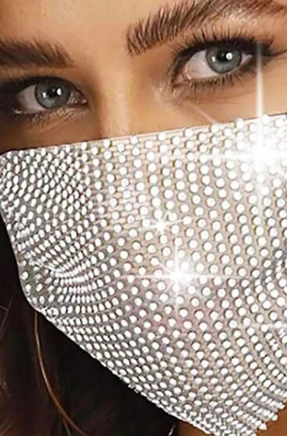 MASCARILLA FIESTA PLATA