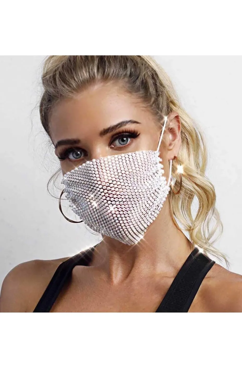 MASCARILLA FIESTA PLATA