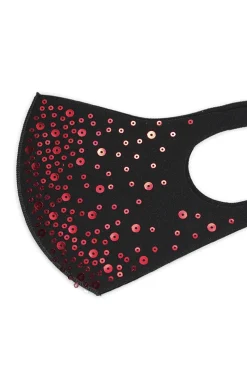 MASCARILLA SEQUINS RED