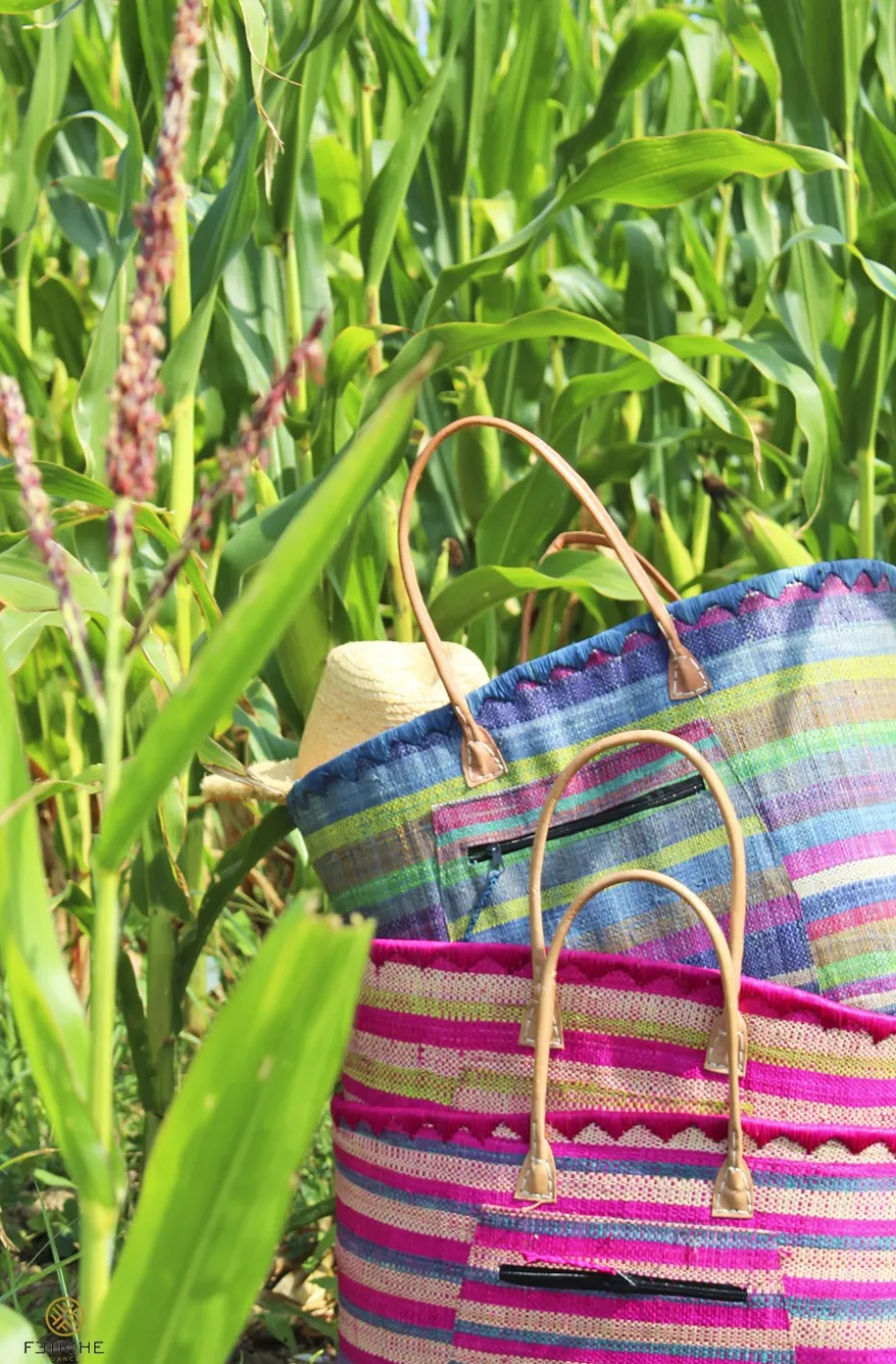 MAXI CAPAZO BOHO FUCSIA