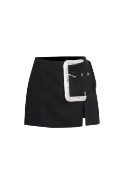 MINI FALDA HEBILLA STRASS
