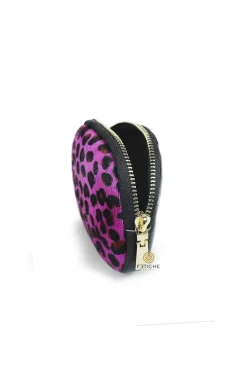 MONEDERO PIEL LEOPARDO MINI FUCSIA
