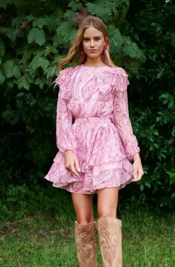 NORA MARBLE PINK DRESS BY FETICHE SUANCES