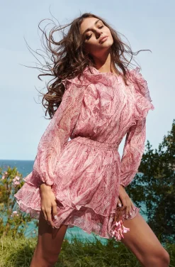 NORA MARBLE PINK DRESS BY FETICHE SUANCES