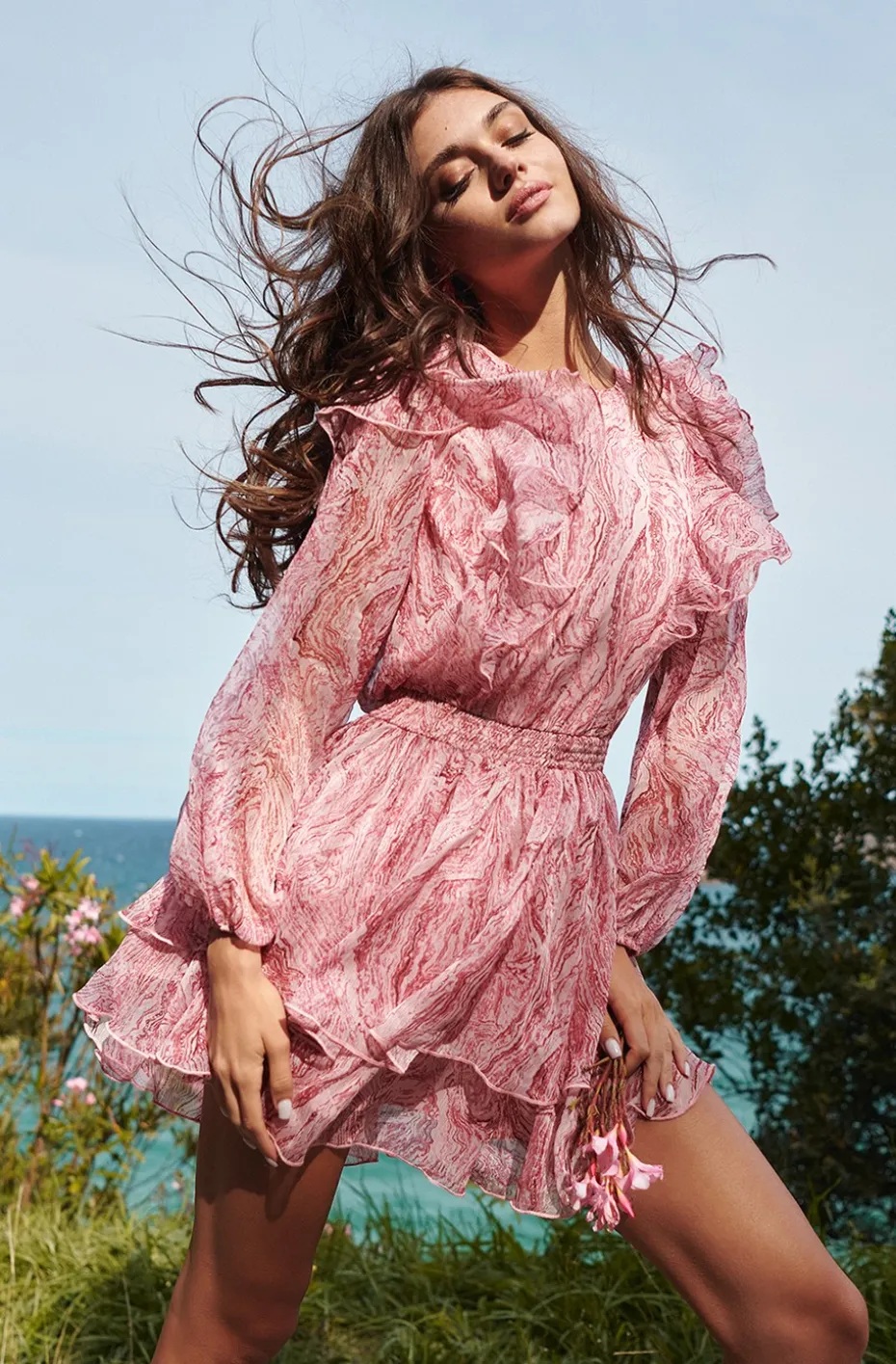NORA MARBLE PINK DRESS BY FETICHE SUANCES